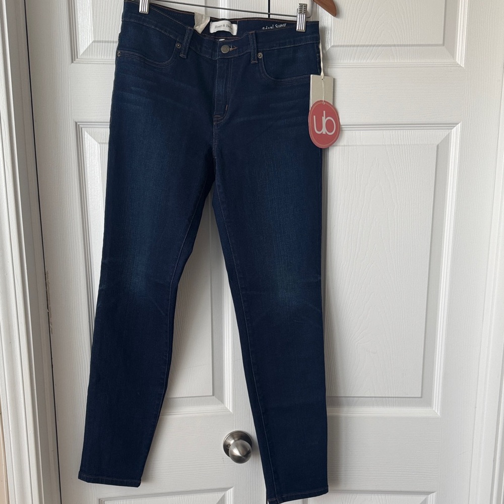 NWT Henry & Belle Dark Blue Super Skinny Ankle Jeans